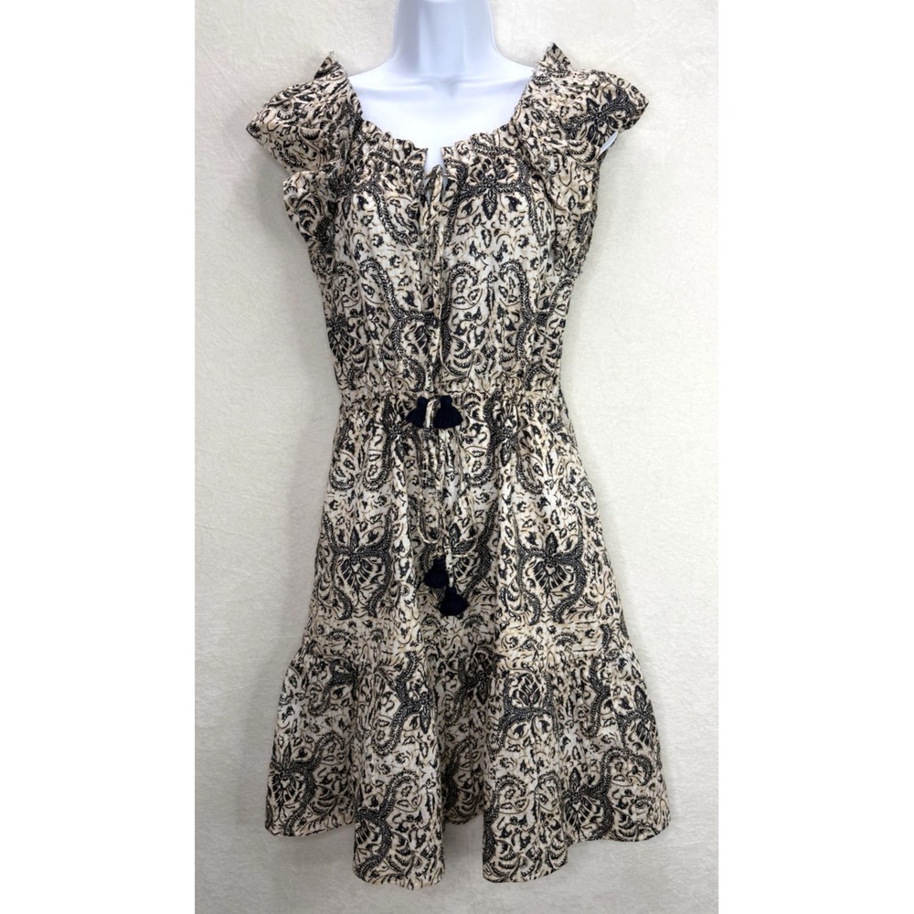 Figue Women's Gianna Mini Lotus Batik Paisley Dress Size XS